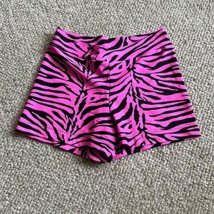 Cheetah spandex shorts